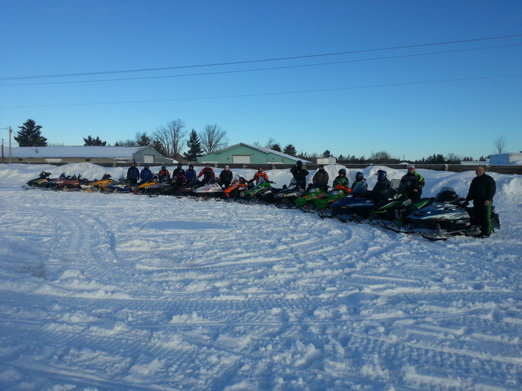 More Sleds at Cmon Inn Forest Riders Snowmobile Club